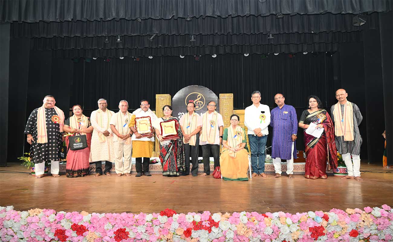 Traditional Odissi Music Setup